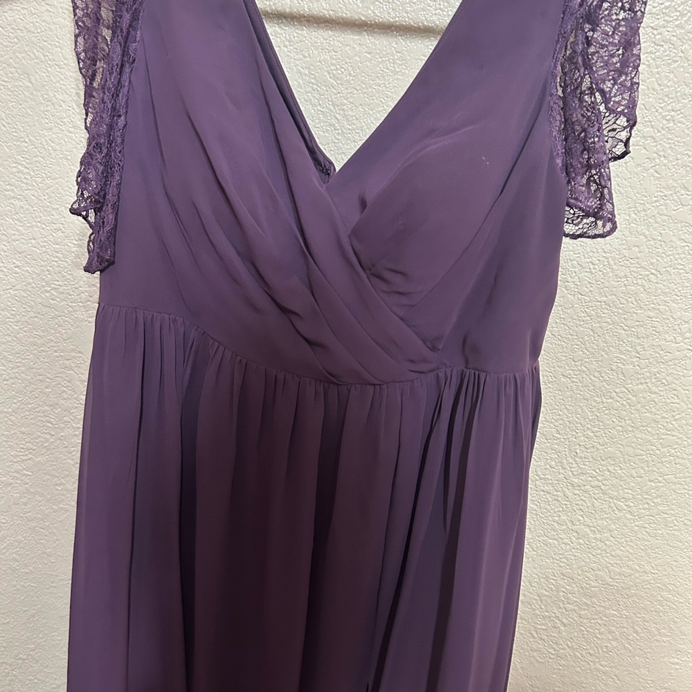 Azazie Deep Purple Gown